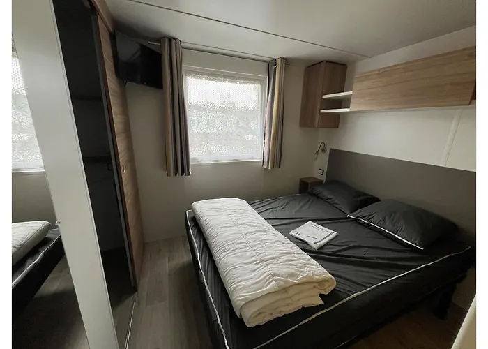 Parque de Campismo Mobil-home - Clim, Tv, Lv, Ll - La Carabasse 4 Etoiles - Mh-a021 Vias